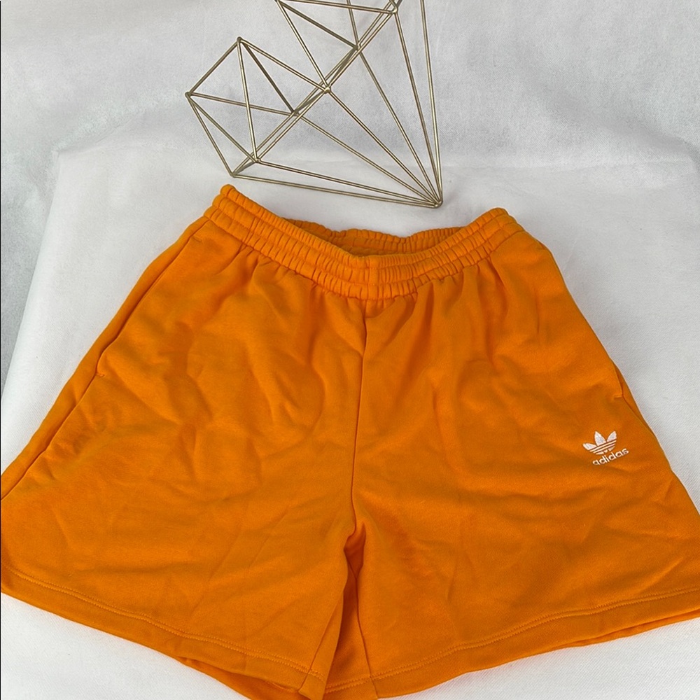 Adidas Orange Athletic Performance Shorts